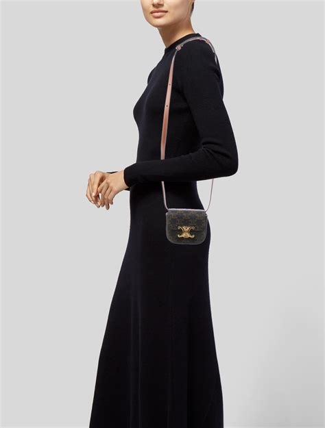 celine triomphe micro bag